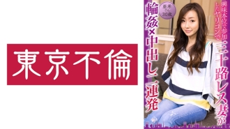 DHT-814 出於好奇而參加派對的 30 歲妻子連續兩次被操併中出。