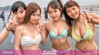 GANA-1815 [大狂歡！南帕海！ ] 等待接機！ ??比基尼JD 4人VS 100戰鬥訓練南帕老師4人！戰場是從海灘到酒店......現在！狂歡 8P 性愛大戰忘記熱度！ !!