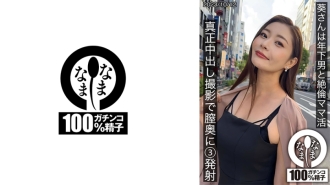 HNAMH-009 葵女士與年輕男子一起度過了無與倫比的媽媽生活。在一次真正的中出拍攝中,她在陰道深處射了 3 槍。