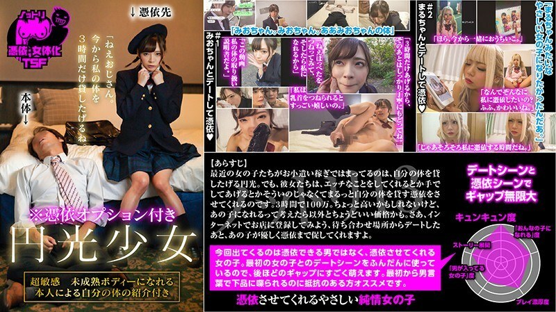 NTTR-013 附身選項的恩口少女“餵，叔叔，以後我的身體只借給你三個小時。”